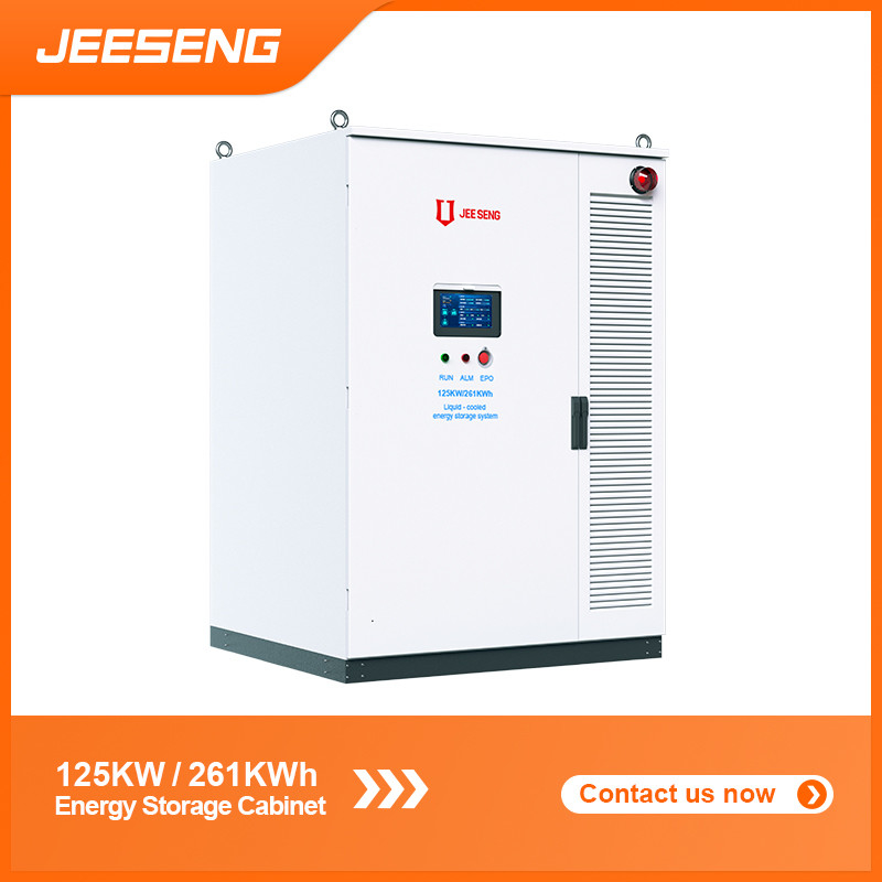125KW/261KWh Жидкость охлажденный шкаф для хранения энергии для промышленной и коммерческой системы хранения энергии