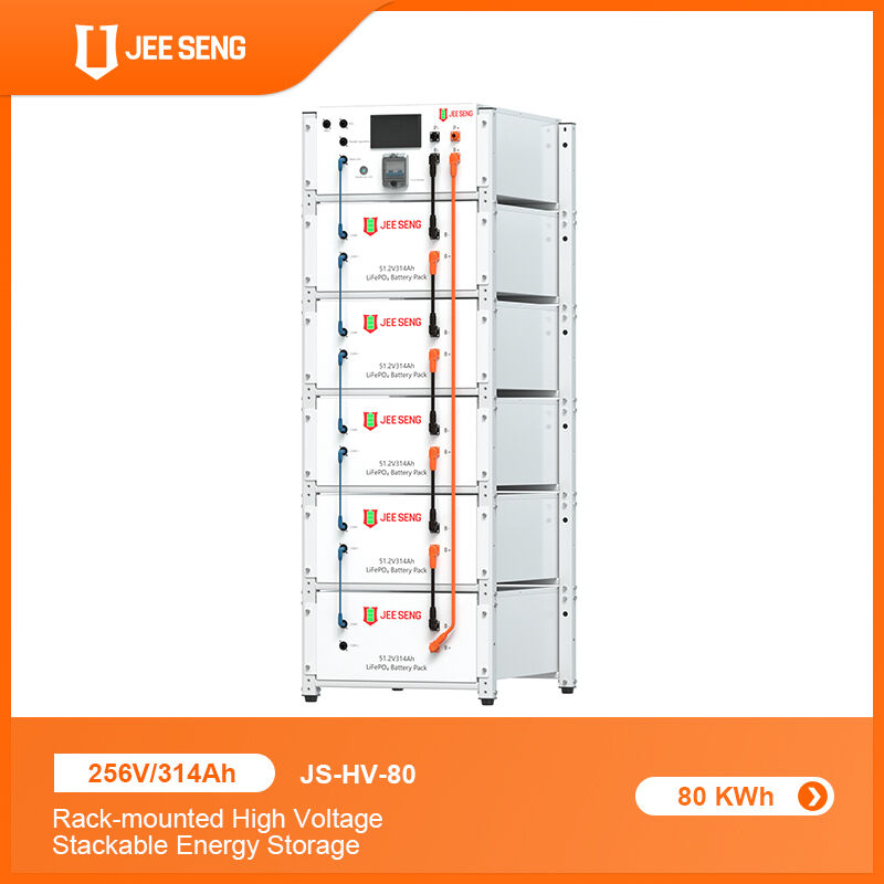 Стоечный высоковольтный штабелируемый литиевый аккумулятор для солнечной энергии